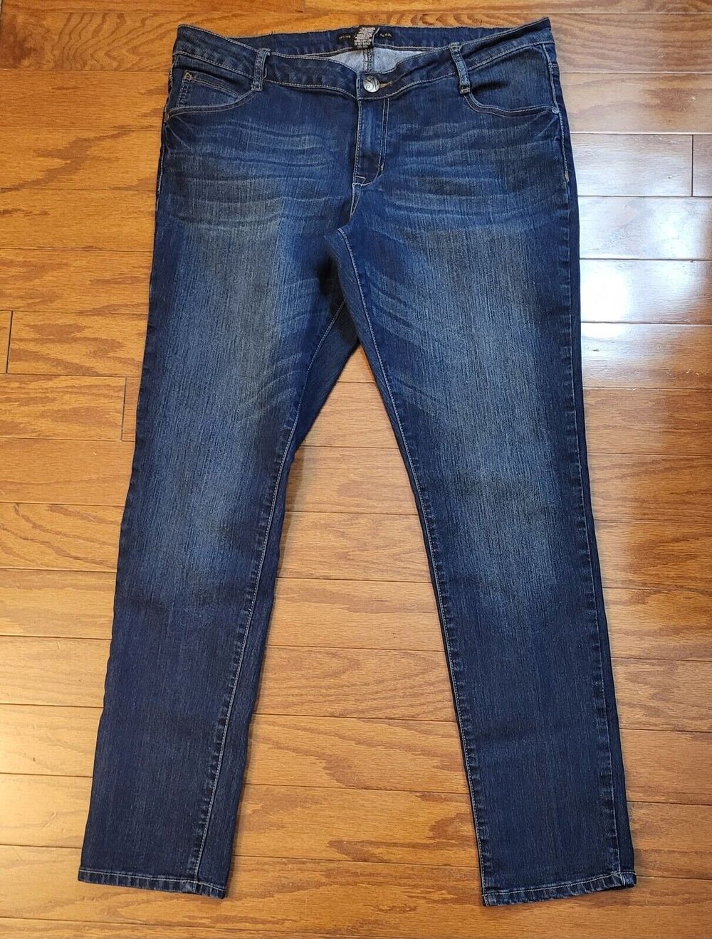 Women SouthPole Blue Jeans Denim Pants Size 15 Embellished Back Pocket